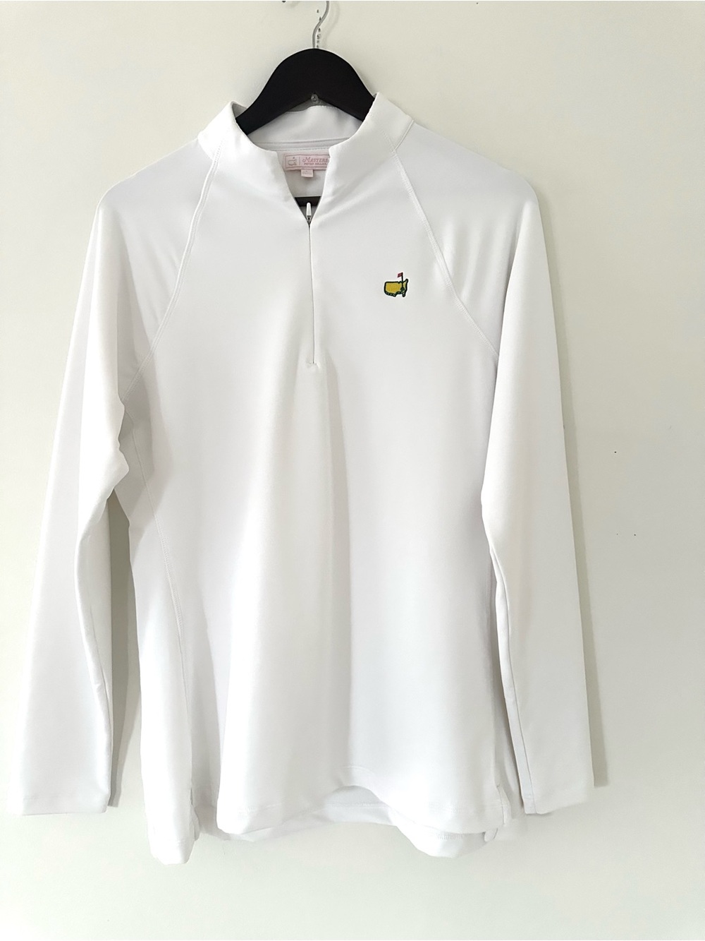 2026 Masters Tournament Peter Millar L White 1/4 Quarter Zip Golf Augusta